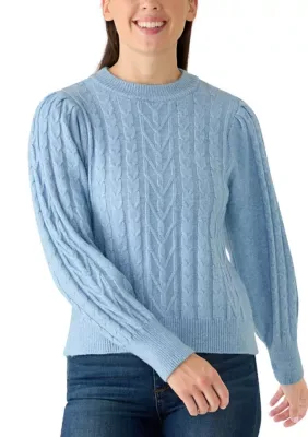 Cable Knit Sweater by Crown & Ivy