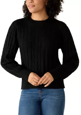Cable Knit Sweater by Crown & Ivy