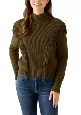 Philosophy by Republic Fringe Turtleneck Sweater by Philosophy