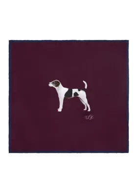 Lauren Ralph Lauren Dog Conversational Small Square Scarf by Ralph Lauren
