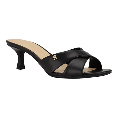 Lanis Heeled Slide Sandal by Tommy Hilfiger