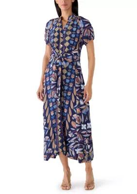 Abby Tie Waist Midi Dress