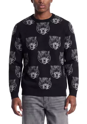 NCAA Grambling State Tigers Pattern Sweater by Shc Collegiate Collection