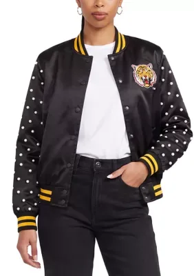 NCAA Grambling State Tigers Pearl Sleeve Jacket by Sacred Heart Collection