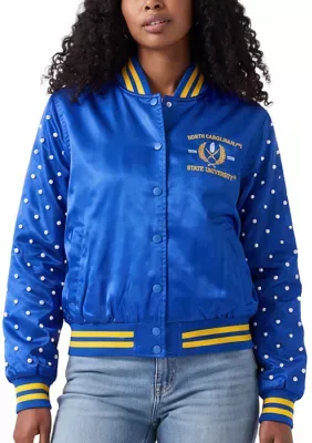 NCAA NC A&T Aggies Pearl Sleeve Jacket by Sacred Heart Collection