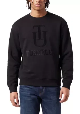 NCAA Tuskegee Golden Tigers Black Out Sweatshirt by Shc Collegiate Collection