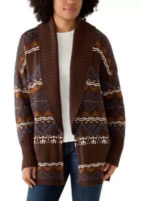 Shaw Sweater Cardigan by Wonderly