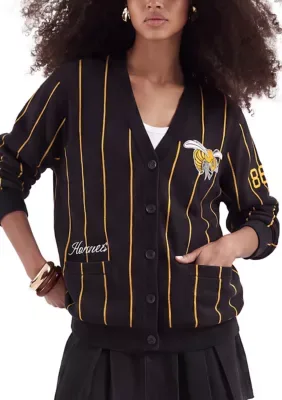 NCAA Alabama State Hornets Varsity Stripe Cardigan by Colosseum