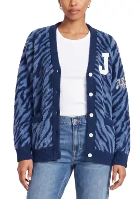 NCAA Jackson State Tigers Animal-Print Cardigan by Colosseum