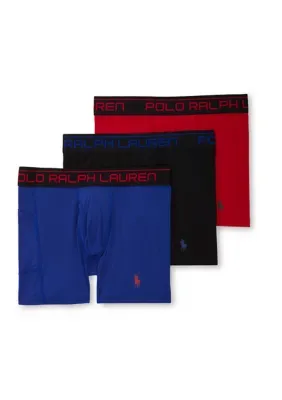 Performance Sport Boxer Briefs - 3-Pack by Polo Ralph Lauren