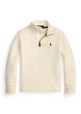 Estate-Rib Quarter-Zip Pullover by Ralph Lauren
