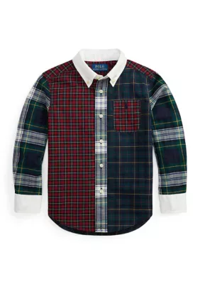 Plaid Cotton Poplin Fun Shirt by Ralph Lauren