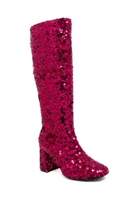 Elsa Sequin Boots by Sugar