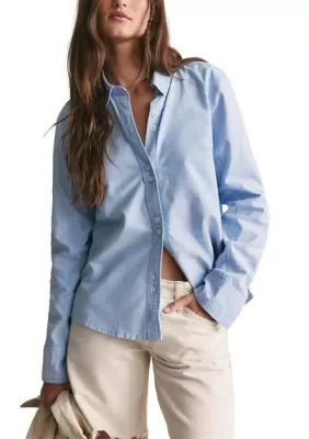 Benny Slim Oxford Shirt by Free People