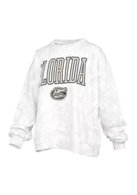 NCAA Florida Gators Southlawn Logo Camo Fleece Pullover by Pressbox