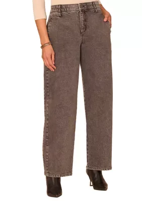 High Rise Barrel Leg Jeans by Democracy