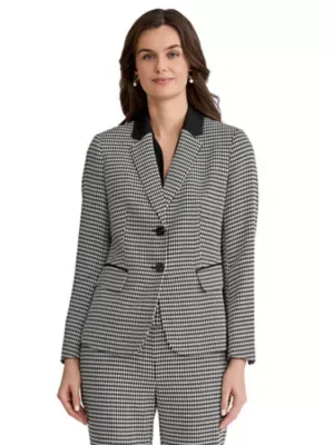 Two Button Notch Collar Blazer by Kasper