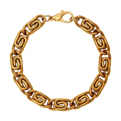 Tone Scroll Chain Bracelet, 7.5 In by 1928 Jewelry