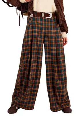 About It Baggy Wide-Leg Trousers by Free People