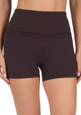 Lux Grayson Foldover 3.5 Bike Shorts, 2 Pack by Yogalicious