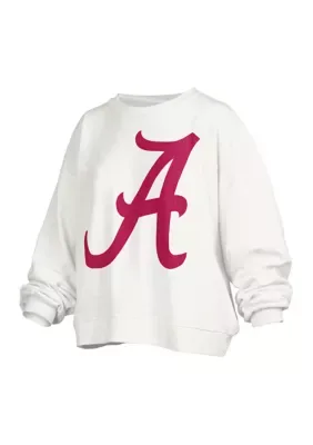 NCAA Alabama Crimson Tide Big Canvas Puff Janise Fleece Pullover