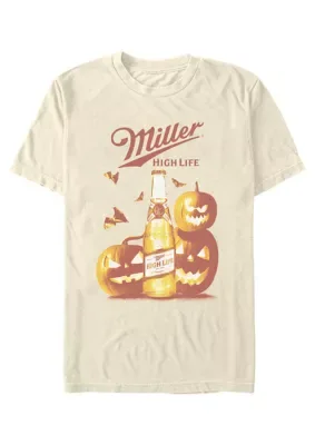 Pumpkins and Beer Graphic T-Shirt by Miller High Life