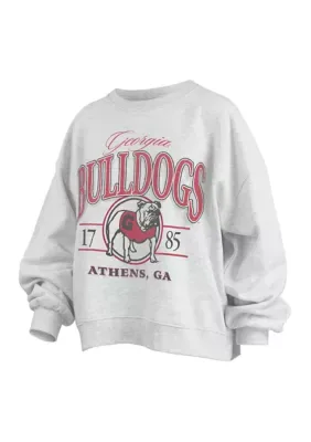 NCAA Georgia Bulldogs Vinson Mlange Janise Fleece Pullover by Pressbox