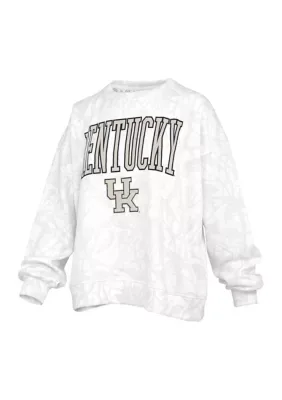 NCAA Kentucky Wildcats Southlawn Logo Camo Fleece Pullover by Pressbox