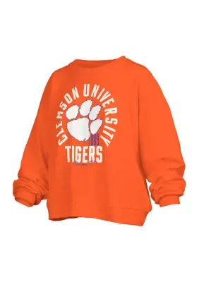 NCAA Clemson Tigers Blitz Janise Fleece Pullover by Pressbox