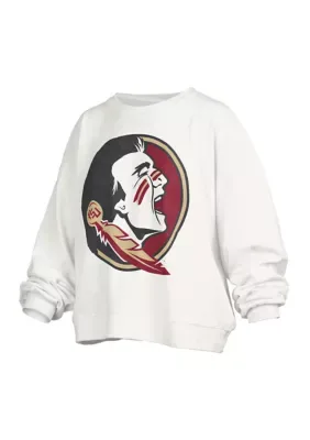 NCAA Florida State Seminoles Big Canvas Puff Janise Fleece Pullover by Pressbox