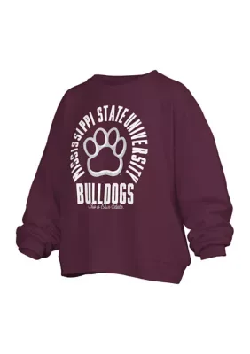 NCAA Mississippi State Bulldogs Blitz Janise Fleece Sweatshirt by Pressbox
