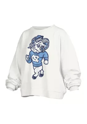 NCAA North Carolina Tar Heels Big Canvas Puff Janise Fleece Pullover
