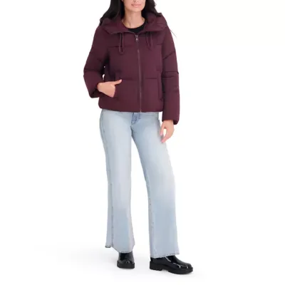New York Short Hooded Puffer by Kenneth Cole