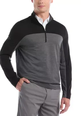 Weather Series Lightweight Lux Touch Long Sleeve Golf 1/4 Zip Pullover by Callaway