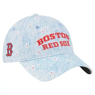 MLB Light Boston Sox Daisy All Over 9TWENTY Adjustable Hat by New Era
