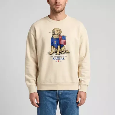 NCAA Kansas Jayhawks Americana Good Boy Ribbed Premium Sweatshirt