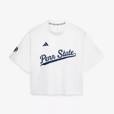 NCAA Penn State Nittany Lions Cropped Baseball Fashion Jersey by adidas