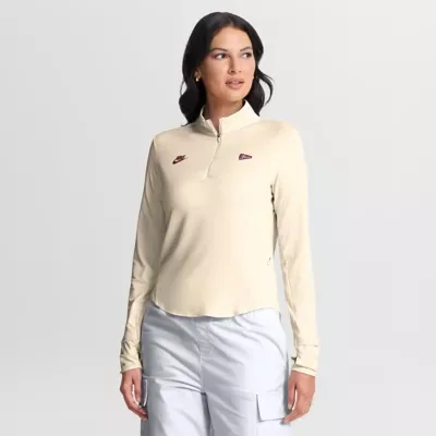 NCAA Alabama Crimson Tide Legacy Swift Dri-FIT Half-Zip Pullover by Nike