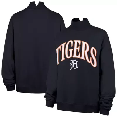 MLB Detroit Tigers Oversized Vantage Mock Neck Sweatshirt by 47