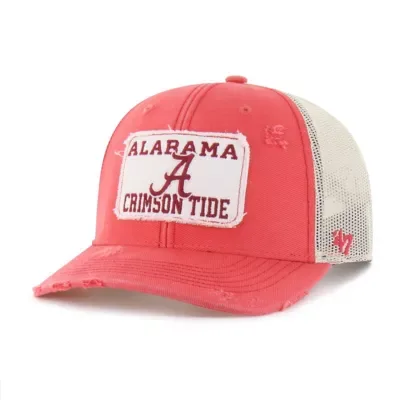 Alabama Crimson Tide NCAA Egremont Well-Worn Adjustable Trucker Hat by 47