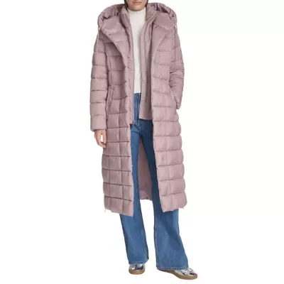 Powder Touch Belted Puffer by Kenneth Cole