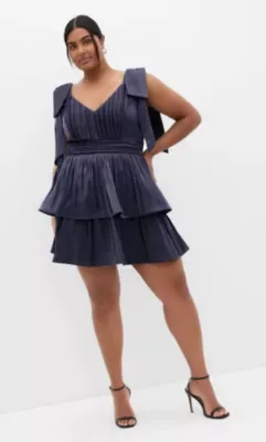Betty Ruffle Mini Dress by City Chic