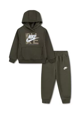 Fleece Hoodie and Pants Set by Nike
