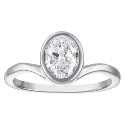 Jordan Blue NYC Lab Created Sterling Silver 1 Cttw Lab Diamond Ring by Jordan