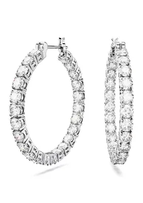 Matrix Hoop Earrings by Swarovski