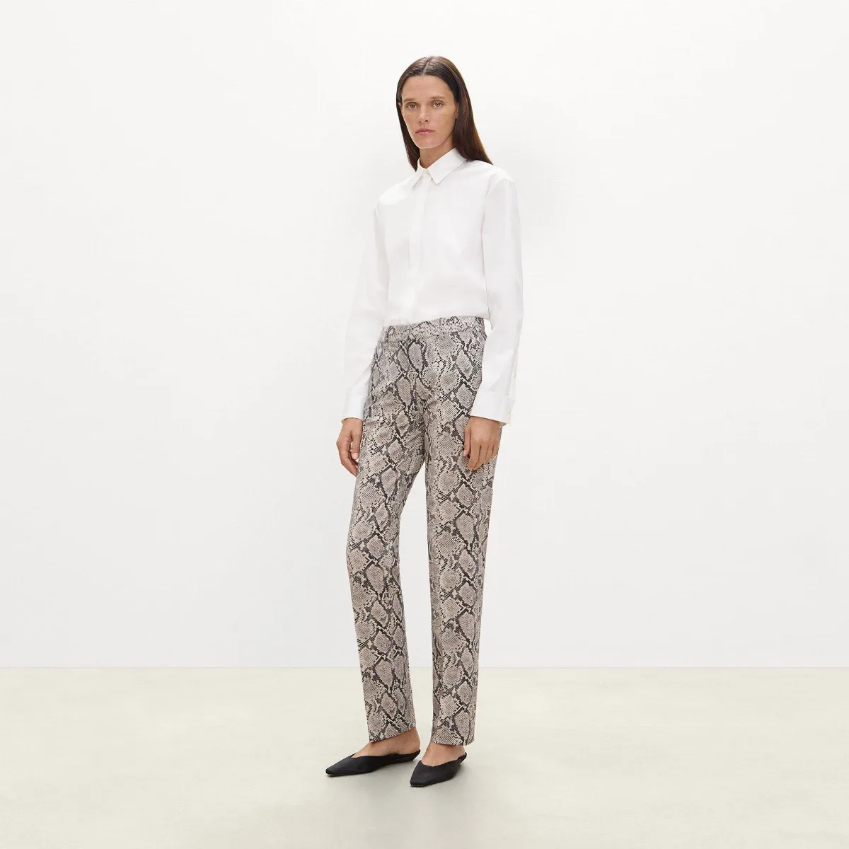 Marcee Pant in Python Wool by Theory