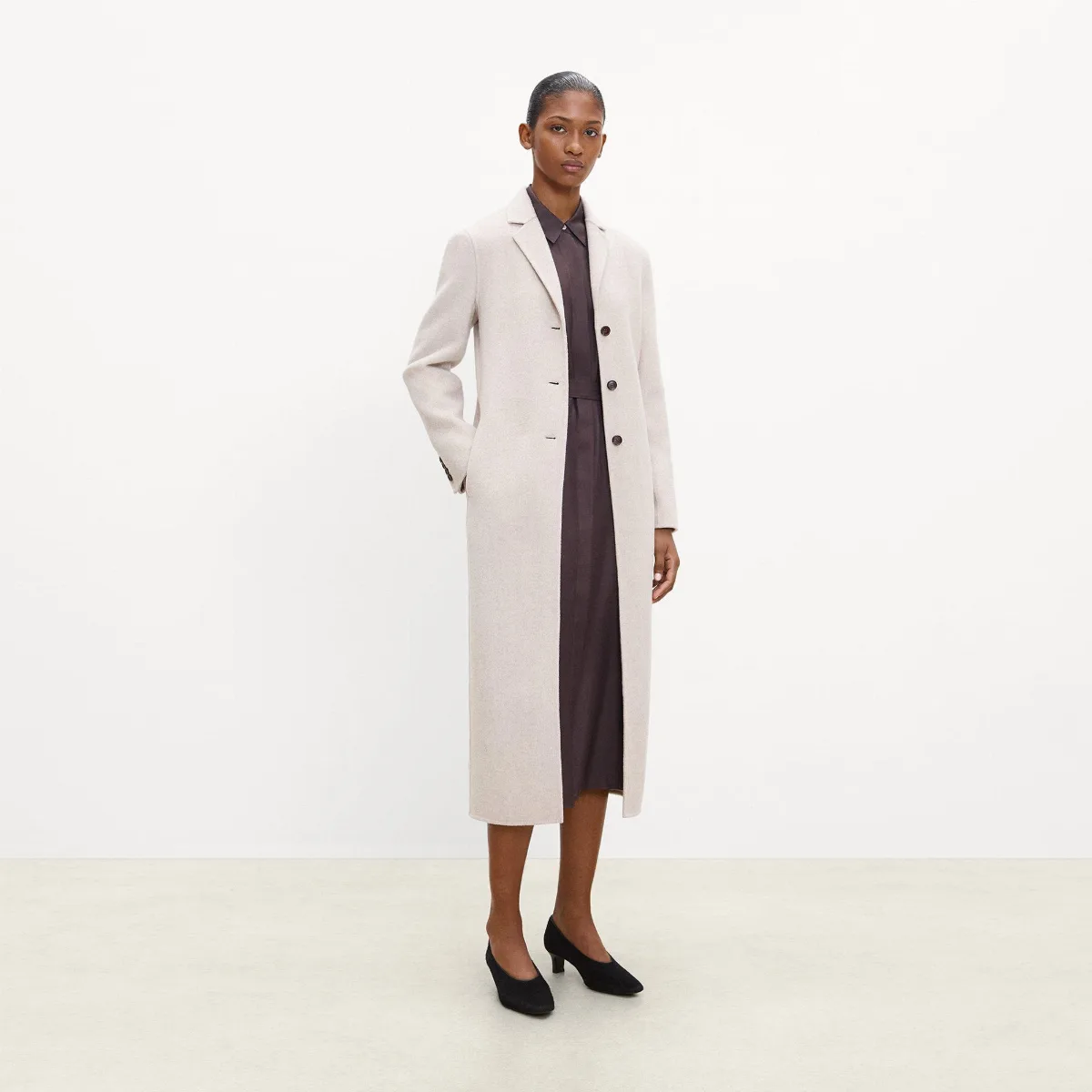 Blazer Coat in Brushed Double-Face Wool by Theory