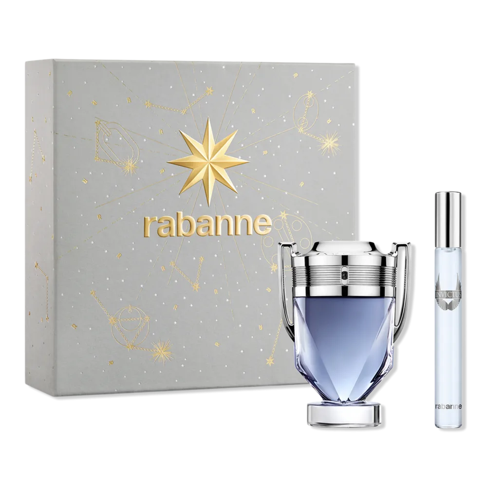 Invictus Eau De Toilette Travel Gift Set for Him by Rabanne