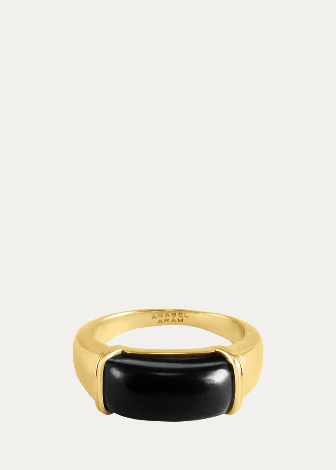 Forza Ring with Black Onyx by Anabel Aram Jewelry