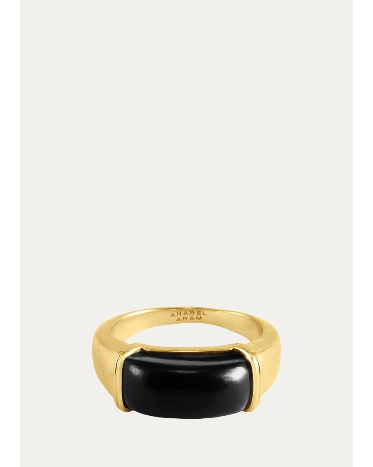 Forza Ring with Black Onyx by Anabel Aram Jewelry